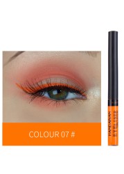 12 Colors Liquid Eyeliner Pen Set Waterproof Long Lasting Matte Colorful Eye Liner Cosmetic Quick Dry White Green Liner Makeup Kit