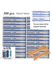 100-300pcs Breathe Nasal Strips Right Aid Stop Snoring Nose Patch Good Sleep Patch Product Easier Breathe Random Pattern