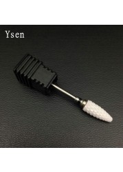 3" 32 Carbide Nail Ceramic Nail Drill Bits Milling Cutter for Electric Drill Machine Manicure Accessory Remove Gel Varnish Cuticle