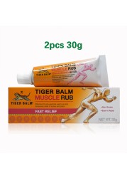 100% Original Tiger Balm Red White Rub Lotion Muscle Pain Relieving Relief Plaster Relaxing Balm Joint Pain Massage Ointment Medical