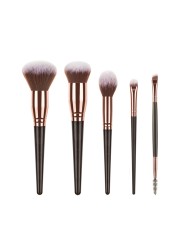 Loebig 5/7 Makeup Brushes Beauty Tool Set Cosmetic Powder Brushes Foundation Blush Contour Eye Shadow Eyebrow Lashes Make Up Brush