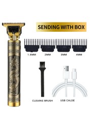 Ultra Light Barber Accessories Feel Good Barber Shop LCD T9 Hair Trimmer For Men Professional Hair Clipper Shaver For Men Machine