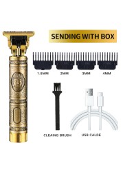 Ultra Light Barber Accessories Feel Good Barber Shop LCD T9 Hair Trimmer For Men Professional Hair Clipper Shaver For Men Machine