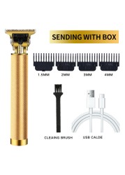 Ultra Light Barber Accessories Feel Good Barber Shop LCD T9 Hair Trimmer For Men Professional Hair Clipper Shaver For Men Machine