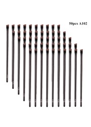 5/10/20/50pcs Eyebrow Contour Makeup Brushes Eyebrow Eyeliner Brush Professional Super Thin Angled Liner Eye Brush Make Up Tools