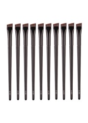 5/10/20/50pcs Eyebrow Contour Makeup Brushes Eyebrow Eyeliner Brush Professional Super Thin Angled Liner Eye Brush Make Up Tools