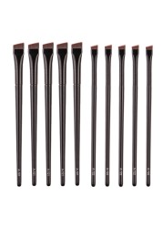 5/10/20/50pcs Eyebrow Contour Makeup Brushes Eyebrow Eyeliner Brush Professional Super Thin Angled Liner Eye Brush Make Up Tools