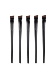 5/10/20/50pcs Eyebrow Contour Makeup Brushes Eyebrow Eyeliner Brush Professional Super Thin Angled Liner Eye Brush Make Up Tools