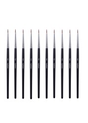 5/10/20/50pcs Eyebrow Contour Makeup Brushes Eyebrow Eyeliner Brush Professional Super Thin Angled Liner Eye Brush Make Up Tools