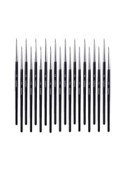 5/10/20/50pcs Eyebrow Contour Makeup Brushes Eyebrow Eyeliner Brush Professional Super Thin Angled Liner Eye Brush Make Up Tools