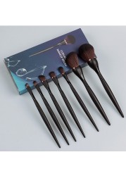 WYG BEAUTY Cosmetic Brushes Set Powder Foundation Blush Brushes Contour Eyebrows Eyeshadow Concealer Cosmetic Blending Brush Makeup