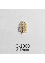 Japanese nail art zircon jewelry high-end luxury zircon real gold and color net red nail decoration G1047-G1070