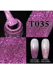 ur sugar fluorescent reflective gel nail polish neon yellow pink red glitter semi permanent soak off uv led nail polish