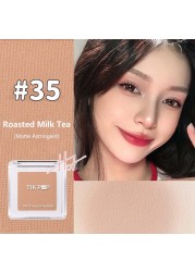 New 6 Colors Cosmetic Blush Makeup Palette Mineral Powder Lipstick Lasting Natural Cream Cheek Tint Orange Peach Pink Blush