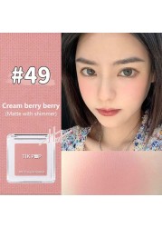 New 6 Colors Cosmetic Blush Makeup Palette Mineral Powder Lipstick Lasting Natural Cream Cheek Tint Orange Peach Pink Blush