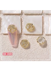 Nail Art Zircon Jewelry Bowknot Pearl Accessories Explosive Flower Color Preserved Decorative Diamond Nail