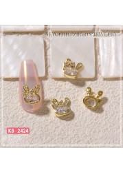 Nail Art Zircon Jewelry Bowknot Pearl Accessories Explosive Flower Color Preserved Decorative Diamond Nail