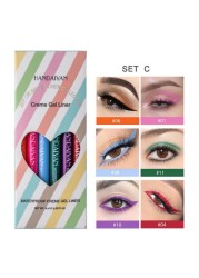 20/12pcs Colorful Eyeliner Pen Quick Drying Lasting Waterproof High Pigmented Eyeliner Pencil Eye Makeup Cosmetic TSLM1