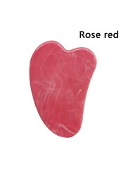 1pc Natural Jade Gua Sha Scraper for Face Neck Skin Lifting Wrinkle Remover Beauty Care Massage Pink Quartz Jade Guasha Board