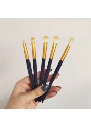 FLD Starry Blue Makeup Brushes Set Soft Natural Powder Foundation Blush Brush Cosmetic Beauty Tose For Makeovers Starter