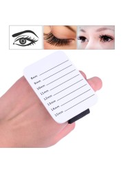 2 in 1 Acrylic False Eyelashes Plate Holder Pad Lashes Holder Extension Tool Extension False Eyelash Hand Belt Pallet Holder