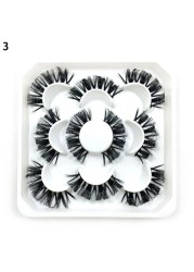 Lashes DD Curl 23-28mm Russian Volume Mink Lashes 3D Mink Eyelashes Lashes Reusable Fluffy False Lashes Russian