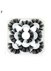 Lashes DD Curl 23-28mm Russian Volume Mink Lashes 3D Mink Eyelashes Lashes Reusable Fluffy False Lashes Russian