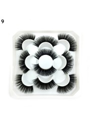 Lashes DD Curl 23-28mm Russian Volume Mink Lashes 3D Mink Eyelashes Lashes Reusable Fluffy False Lashes Russian