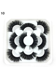 Lashes DD Curl 23-28mm Russian Volume Mink Lashes 3D Mink Eyelashes Lashes Reusable Fluffy False Lashes Russian