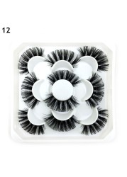 Lashes DD Curl 23-28mm Russian Volume Mink Lashes 3D Mink Eyelashes Lashes Reusable Fluffy False Lashes Russian