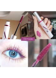 4 Color Thick Mascara Curling Lengthening Eye Lashe Waterproof Long Lasting Blue Pink Brown Quick Dry Mascara Eyes Makeup TSLM1