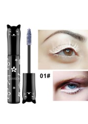 4 Color Thick Mascara Curling Lengthening Eye Lashe Waterproof Long Lasting Blue Pink Brown Quick Dry Mascara Eyes Makeup TSLM1