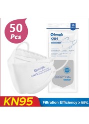 Elough FFP2 Masks KN95 Fish Mascarillas Homolucada Spain ffp2necce Respiratory Filter Reusable Protective Face Mask Mask