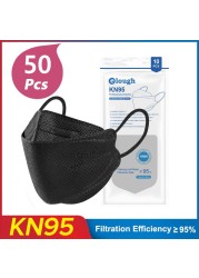 Elough FFP2 Masks KN95 Fish Mascarillas Homolucada Spain ffp2necce Respiratory Filter Reusable Protective Face Mask Mask