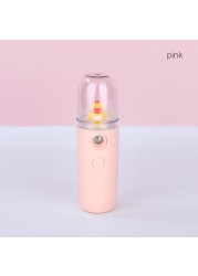 Nano Mist Sprayer Facial Beauty Tool USB Humidifier Rechargeable Nebulizer Facial Steamer Moisturizing Face Skin Care Tools