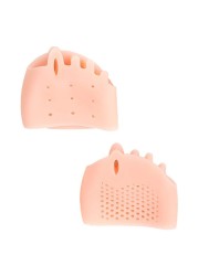 Silicone Forefoot Pads Toe Separator Cushion Pad Pain Relief Shoes Insoles Finger Toe Valgus Corrector Gel Pads Foot Care