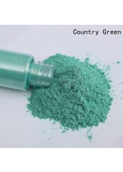 Colorful pearl mica pigment powder for nails glitter art, soap making epoxy resin eyeshadow lipstick car paint