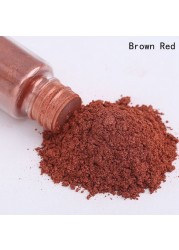 Colorful pearl mica pigment powder for nails glitter art, soap making epoxy resin eyeshadow lipstick car paint