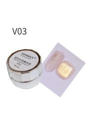 8ml Multi Shell Gel Nail Polish Semi Permanent Varnish UV Gel Base Top Coat for Nail Polish Gel DIY Nail Glitter Gel