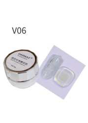 8ml Multi Shell Gel Nail Polish Semi Permanent Varnish UV Gel Base Top Coat for Nail Polish Gel DIY Nail Glitter Gel