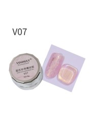 8ml Multi Shell Gel Nail Polish Semi Permanent Varnish UV Gel Base Top Coat for Nail Polish Gel DIY Nail Glitter Gel