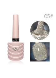 1pc Diamond Glue Nail UV Gel Semi Permanent Varnish Soak Off Matte Base Top Coat Nail Glue Diamond Glitter Nail Art TSLM1