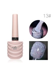 1pc Diamond Glue Nail UV Gel Semi Permanent Varnish Soak Off Matte Base Top Coat Nail Glue Diamond Glitter Nail Art TSLM1