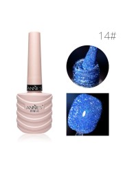 1pc Diamond Glue Nail UV Gel Semi Permanent Varnish Soak Off Matte Base Top Coat Nail Glue Diamond Glitter Nail Art TSLM1