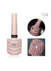 1pc Diamond Glue Nail UV Gel Semi Permanent Varnish Soak Off Matte Base Top Coat Nail Glue Diamond Glitter Nail Art TSLM1