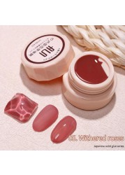 30 Solid Colors Nail Polish Painting Gel Super Texture Pure Color Full Coverage DIY Nail Art Designs Gel Nail Art Gel TSLM1