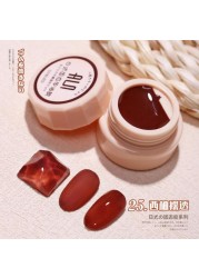 30 Solid Colors Nail Polish Painting Gel Super Texture Pure Color Full Coverage DIY Nail Art Designs Gel Nail Art Gel TSLM1