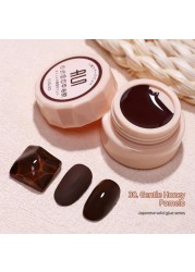 30 Solid Colors Nail Polish Painting Gel Super Texture Pure Color Full Coverage DIY Nail Art Designs Gel Nail Art Gel TSLM1