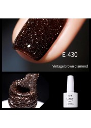 UV LED Gel Crush Diamond Nail Polish Shimmer Powder Nail Varnish DIY Manicure Tools Explosion Glitter Nail Gel