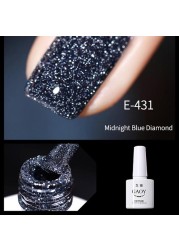 UV LED Gel Crush Diamond Nail Polish Shimmer Powder Nail Varnish DIY Manicure Tools Explosion Glitter Nail Gel